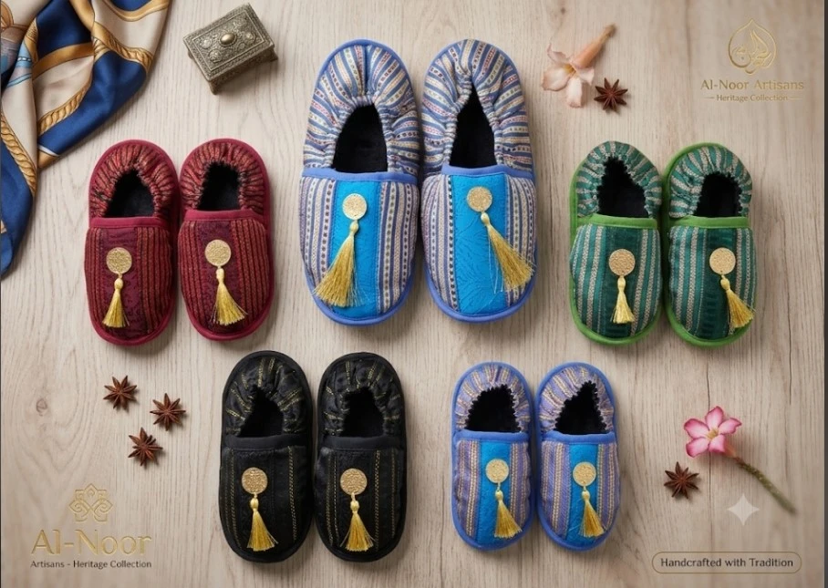 Slipper Handmade  Lebanese traditional for Kids شبشب تراثي لبناني للأطفال